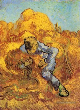 Sheaf Binder L’après Millet Vincent van Gogh Peinture à l'huile